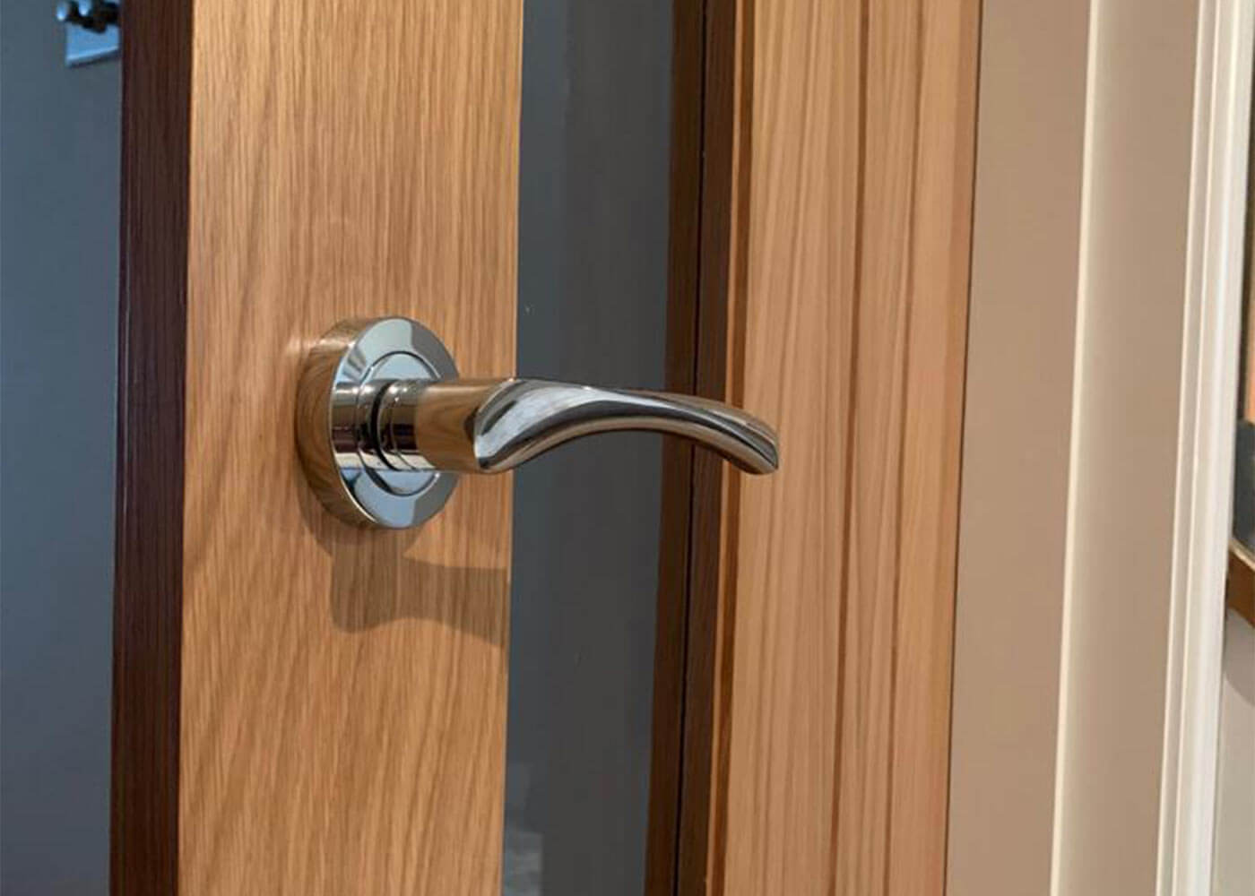 Door and door handle
